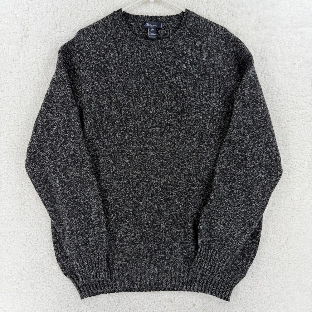 VTG Blumarine Sweater Mens 2XL Gray Wool Polyamide‎ Crewneck Knit Pullover Italy